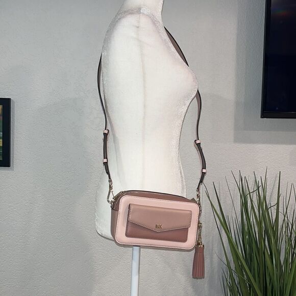 NWT Michael Kors Camera Small Tri-color Multicolor Leather Cross Body Bag - Picture 14 of 15